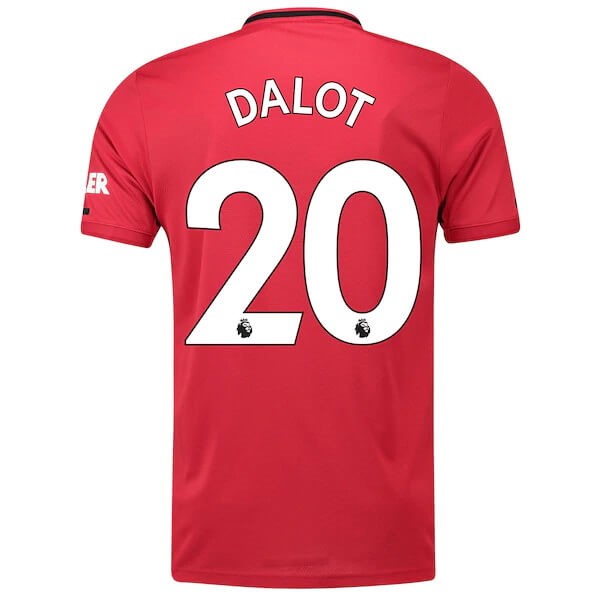 Camiseta Manchester United NO.20 Dalot Replica Primera Ropa 2019/20 Rojo